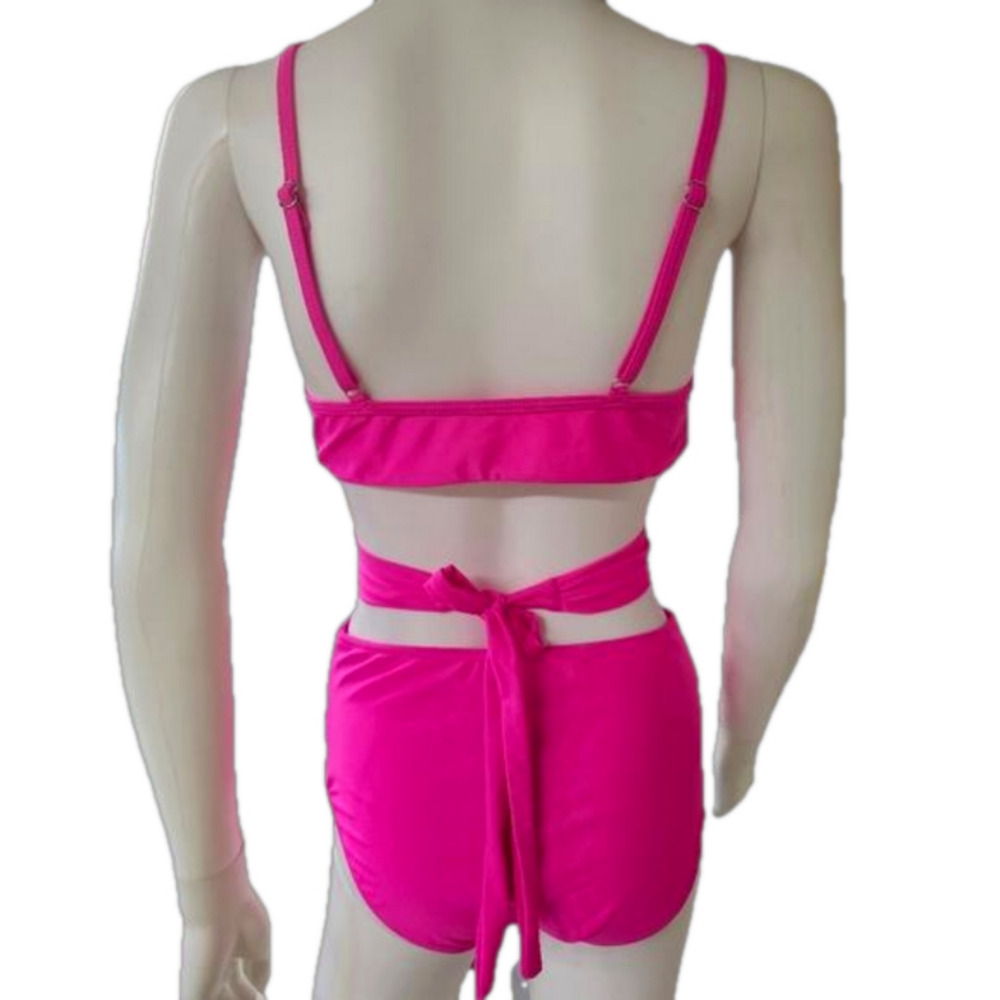 Source Unknown Tummy Control Cross Strap Bikini S… - image 3